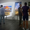 Visitors at Photo exhibition in Albion